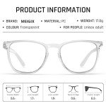 Clear Anti-Fog Safety Glasses 2-Pack