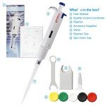 High-Accuracy 1-5ml Adjustable Pipette - Single Channel