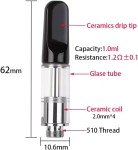 10-Pack 1Ml Clear Test Tubes for Experiments