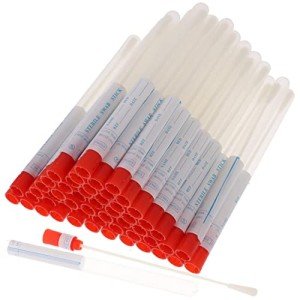 50 Sets Sterile Nasopharyngeal Flocked Swabs