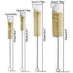 Stainless Steel Bottle Cleaning Brush Set (4)