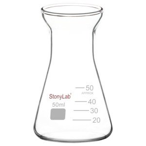 Stonylab 50 ml Wide Mouth Erlenmeyer Flask
