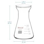 Stonylab 50 ml Wide Mouth Erlenmeyer Flask