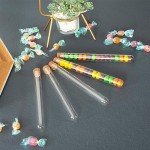 30pcs 45ml Glass Test Tubes with Cork Stoppers