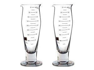Periodic Table Beaker Pilsner Glasses - Set of 2
