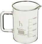 Thick Borosilicate Beaker Mug - 16.9oz