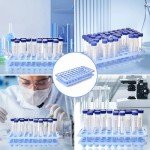BIGLEE Detachable Plastic Test Tube Holder Rack