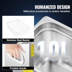 VEVOR 10L Ultrasonic Cleaner with Digital Heater