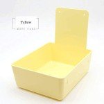 Red Plastic Dental Pans with Clip - 10 Pack