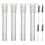 Borosilicate Glass Test Tube Down Stem - 4PCS