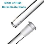 Borosilicate Glass Test Tube Down Stem - 4PCS