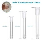 Borosilicate Glass Test Tube Down Stem - 4PCS