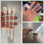 Borosilicate Glass Test Tube Down Stem - 4PCS