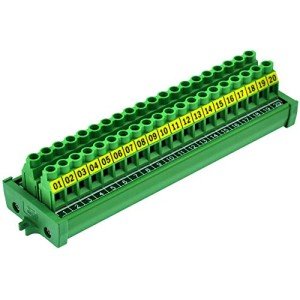 30A/300V 20 Position Screw Terminal Block Module