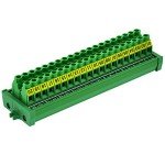 30A/300V 20 Position Screw Terminal Block Module