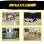 36-Inch Steel Safety Bollard Post - 12 Pack