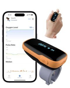 Vibeat Wearable Bluetooth Pulse Oximeter & App