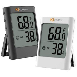 Indoor Humidity Gauge - 2 Pack Digital Thermometers