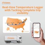 Frigga V5C Wireless Temperature Humidity Logger 60 Days