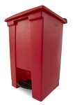 Rubbermaid 12-Gallon Step-On Trash Can, Red