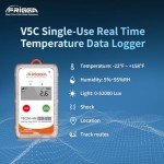 Frigga V5C Wireless Temperature Humidity Logger 60 Days