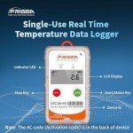Frigga V5C Wireless Temperature Humidity Logger 60 Days