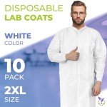 XX-Large Disposable Lab Coats - Pack of 10