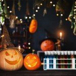 120 Pcs Plastic Test Tubes with Rack Set