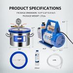 VIVOHOME 1.5 Gallon Vacuum Chamber Kit