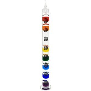 Galileo Thermometer - Easy Read 23" Tall