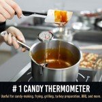 Candy Thermometer with Pot Clip for Frying