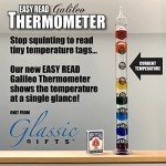 Galileo Thermometer - Easy Read 23" Tall