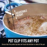 Candy Thermometer with Pot Clip for Frying