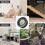 Atogou 3-Pack Mini Digital Hygrometer & Thermometer