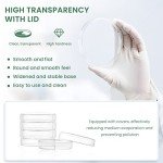 120mm High Borosilicate Glass Petri Dishes - 5pcs