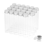 50ml Glass Test Tubes with Screw Caps - 24 Pack