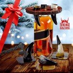 Viking Horn Drinking Cups with Axe Bottle Opener