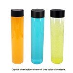 12 Pack 16 OZ Clear PET Juice Bottles