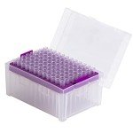 HUWAZINE 100µl Sterile Filtered Pipette Tips, 96 Count