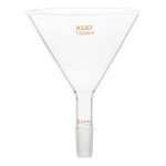 Borosilicate Glass Filter Funnel with Short Stem