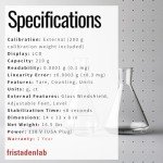 Fristaden Lab Analytical Balance 210g x 0.1mg