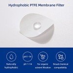 COBETTER 100-Pack 47mm PTFE Membrane Filters