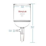 StonyLab Borosilicate Glass Buchner Funnel, 250ml