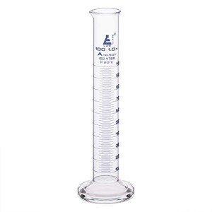 100ml Graduated Cylinder - Class A, Borosilicate Glass