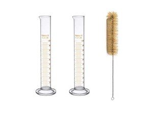 100 mL Glass Graduated Cylinder Set with Brush