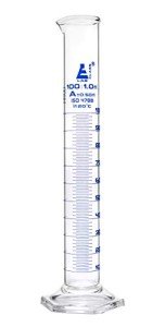 EISCO 100ml Graduated Cylinder with Hex Base