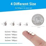 400Pcs Tiny Miniature Multi-Size Magnets
