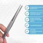 Stainless Steel Precision Thumb Forceps Tweezers 5.5