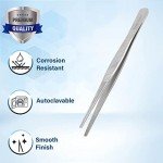 Stainless Steel Precision Thumb Forceps Tweezers 5.5