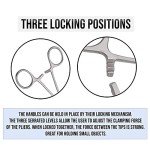 2 Piece Stainless Steel 8" Hemostat Set